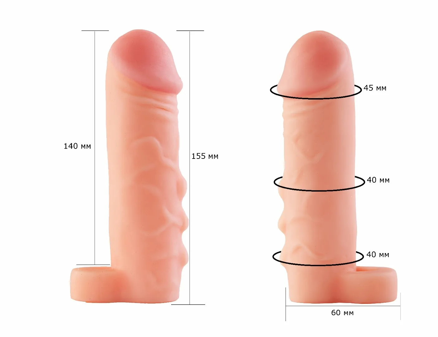 фаллоудлинитель с кольцом cock next 692203ru в России