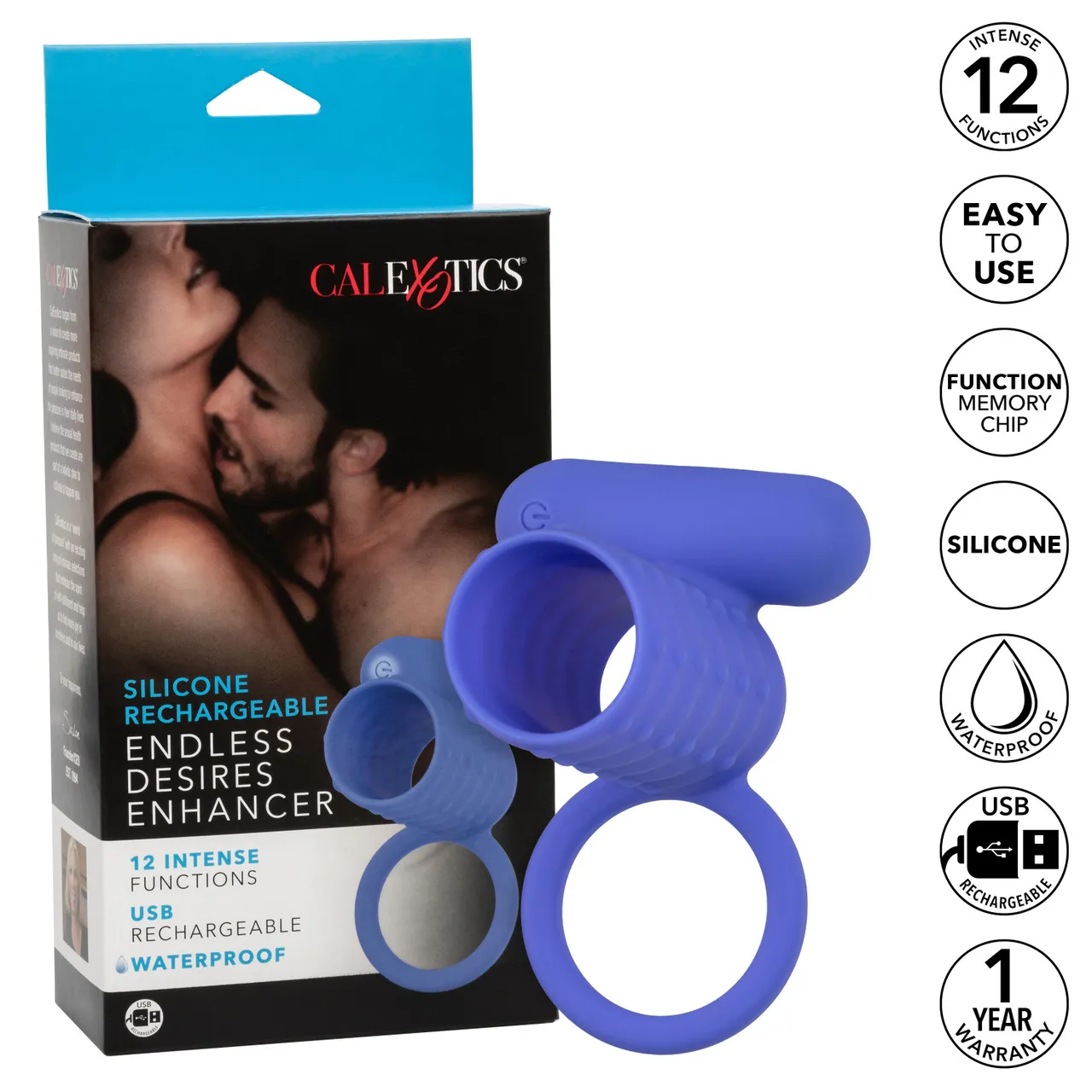 перезаряжаемое эрекционное виброкольцо silicone rechargeable endless desires enhancer в России