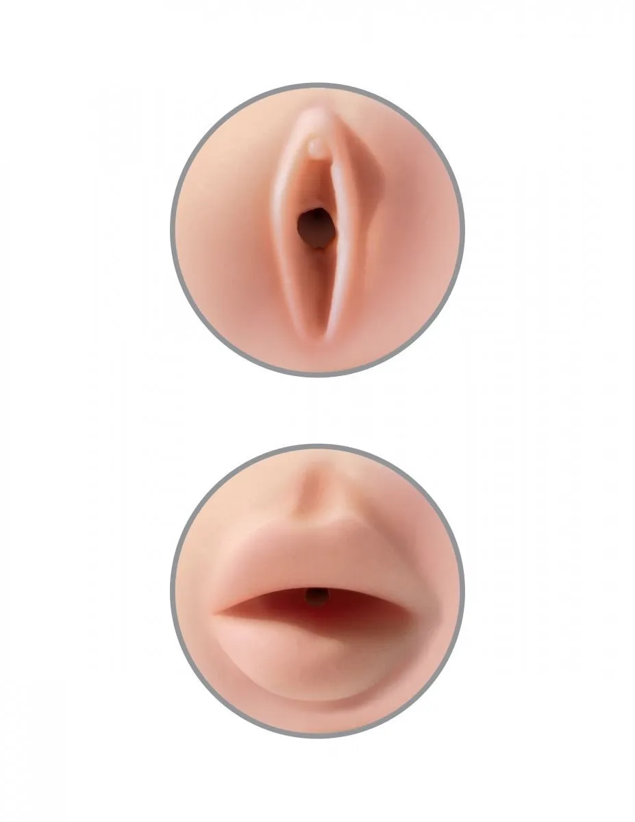 мастурбатор pipedream extreme toyz tight grip pussy & mouth, белый в России