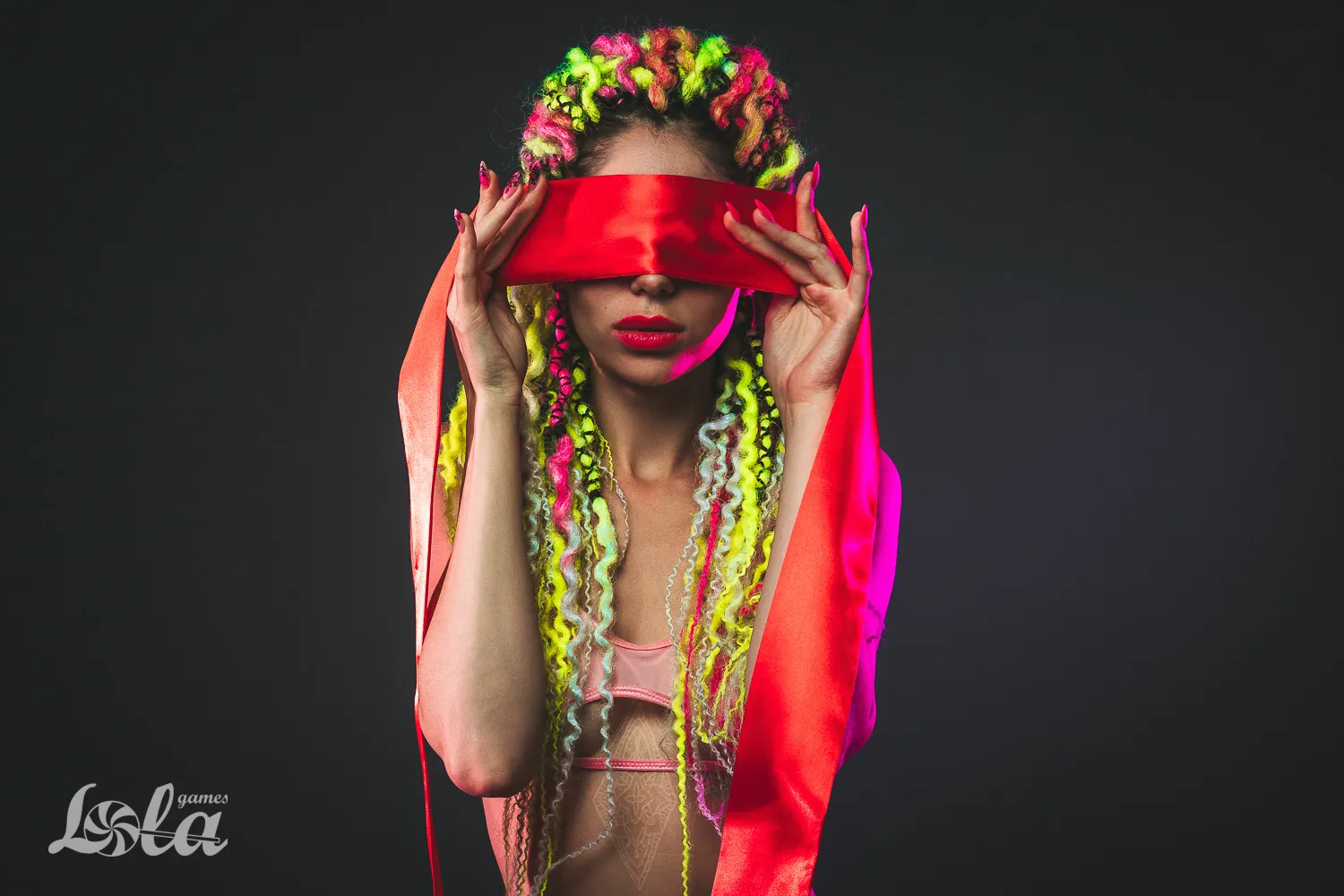 лента party hard wink red 1142-01lola в России