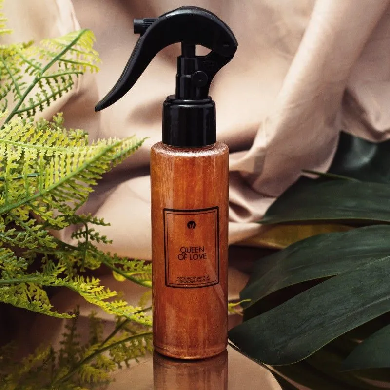 масло сухое pinkrabbit для тела с мерцающим блеском и феромонами, queen of love, 110 мл в России