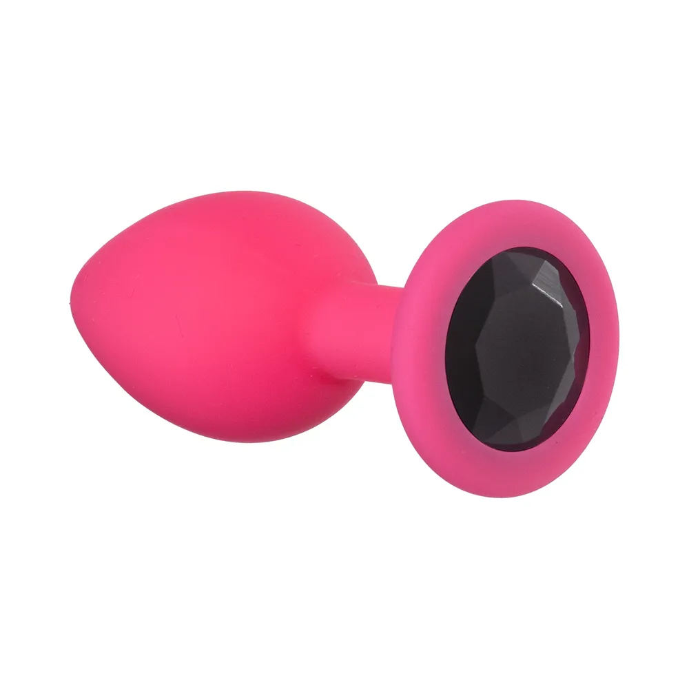 анальная пробка emotions cutie small pink black crystal 4011-02lola в России