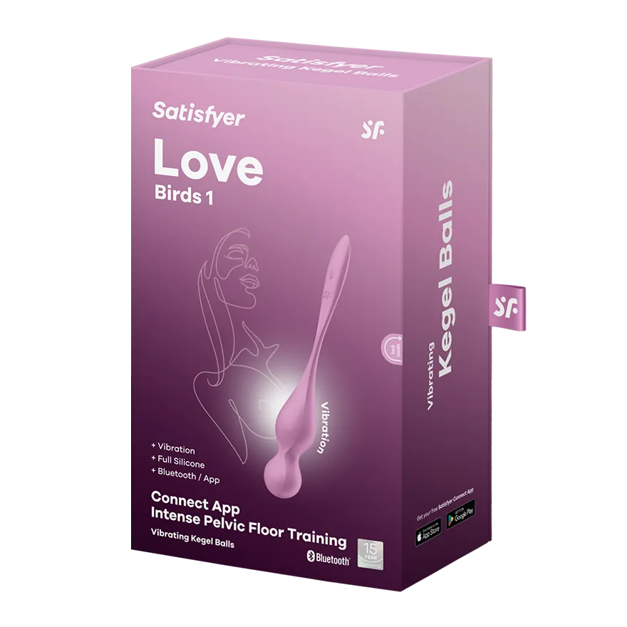 вагинальные шарики с вибрацией satisfyer love birds 1 pink 002927sa в России