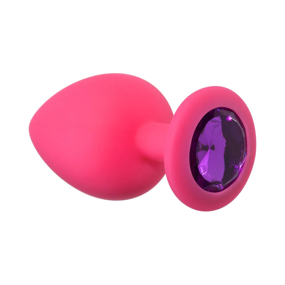 анальная пробка emotions cutie large pink dark purple crystal 4013-02lola в России