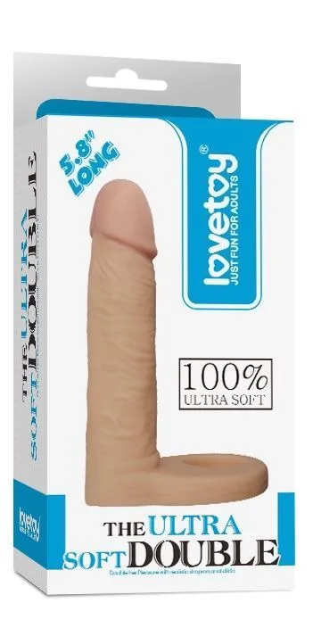 насадка lovetoy the ultra soft double 5.8, телесная в России