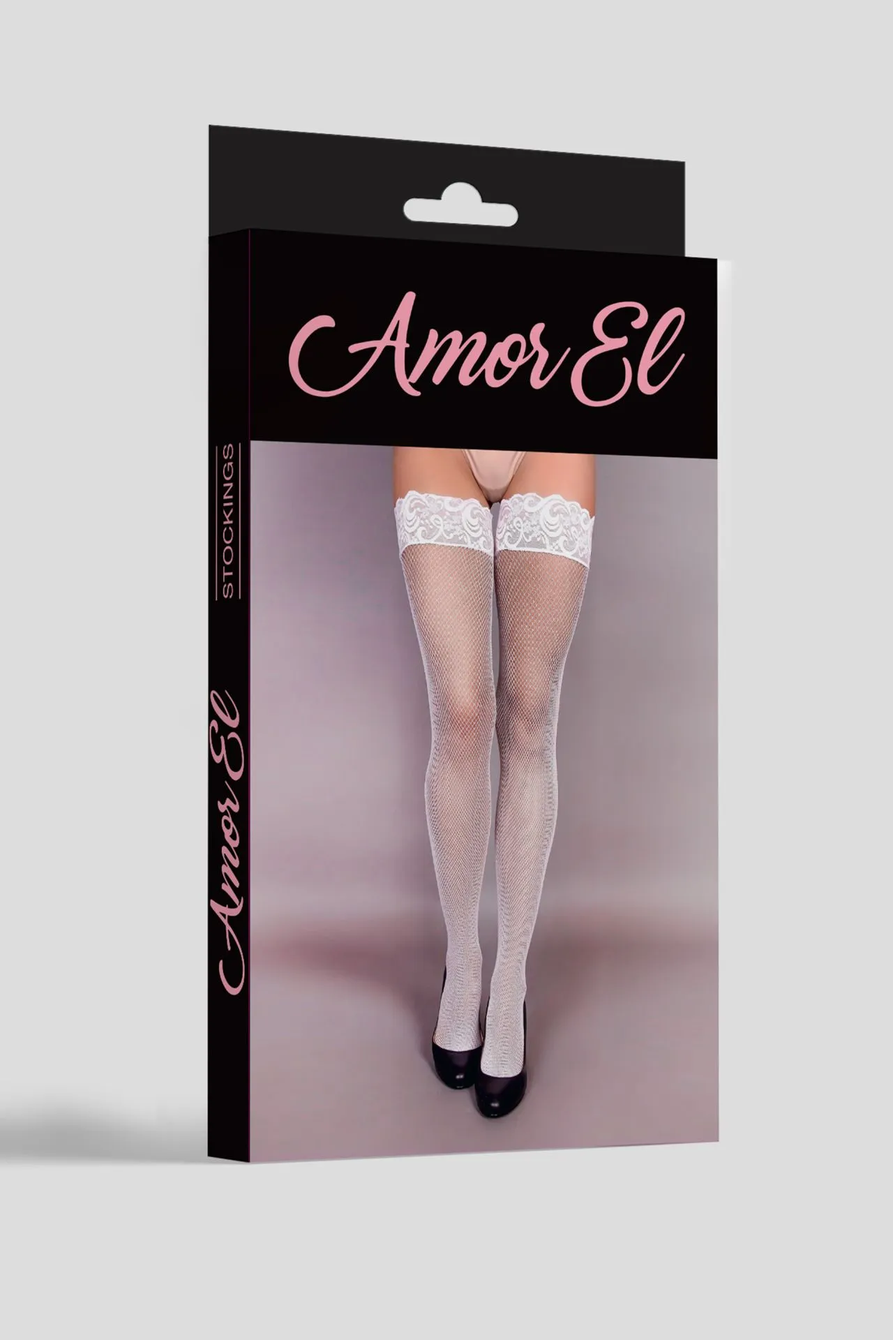 Эротическое чулки в мелкую сетку rosa vintage с рисунком сзади s/l белые в России