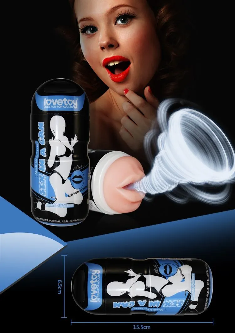 мастурбатор lovetoy sex in a can mouth lotus tunnel, телесный в России