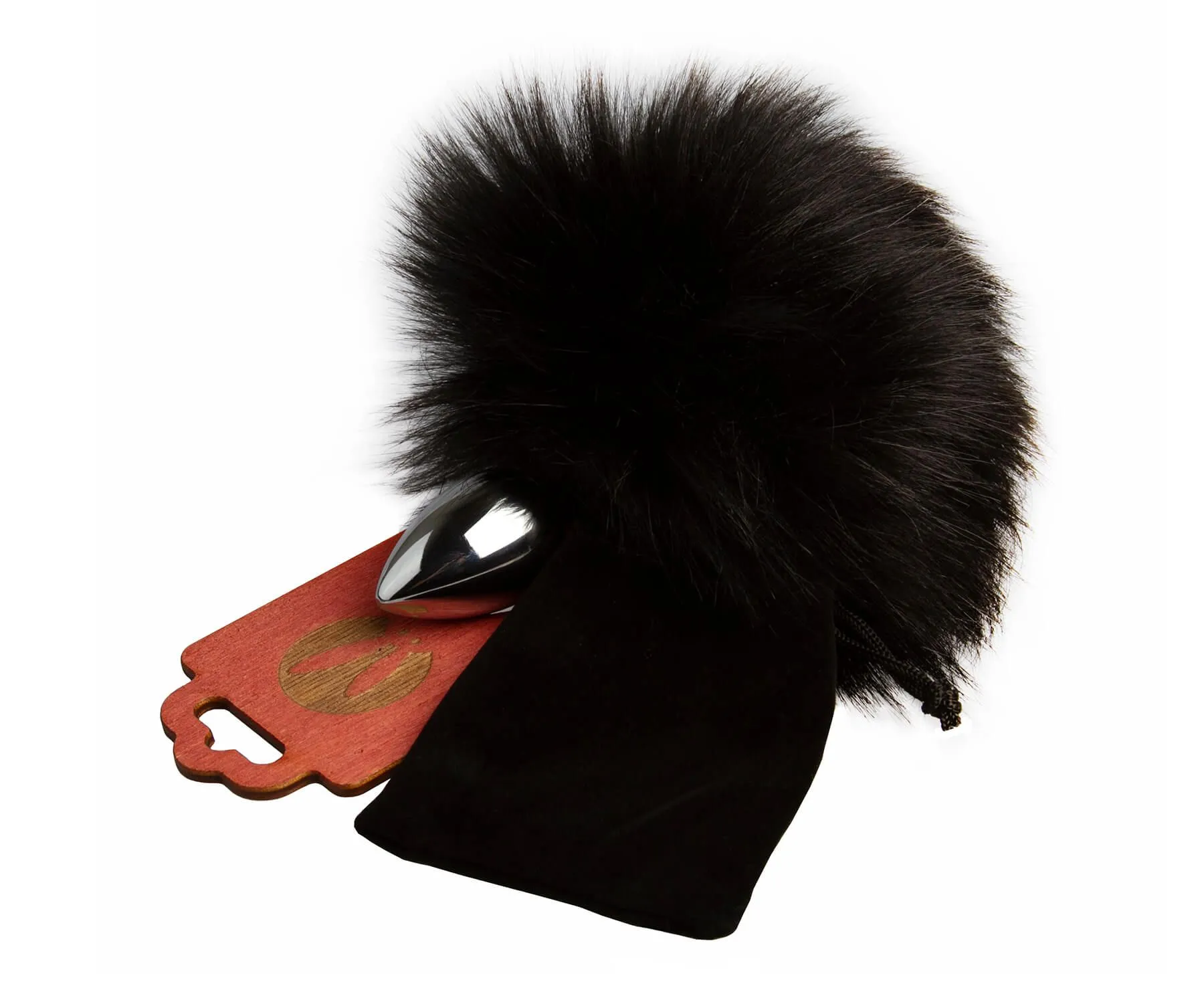 анальная пробка pinkrabbit с хвостом кролика, черная в России