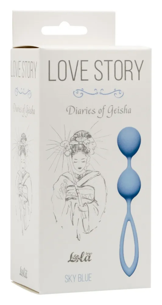 вагинальные шарики love story diaries of a geisha sky blue 3005-04lola в России
