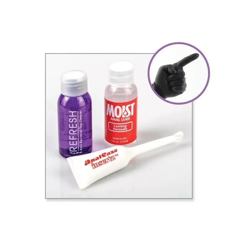 анальная вибропробка с кольцом pipedream ass-gasm pro, черная в России