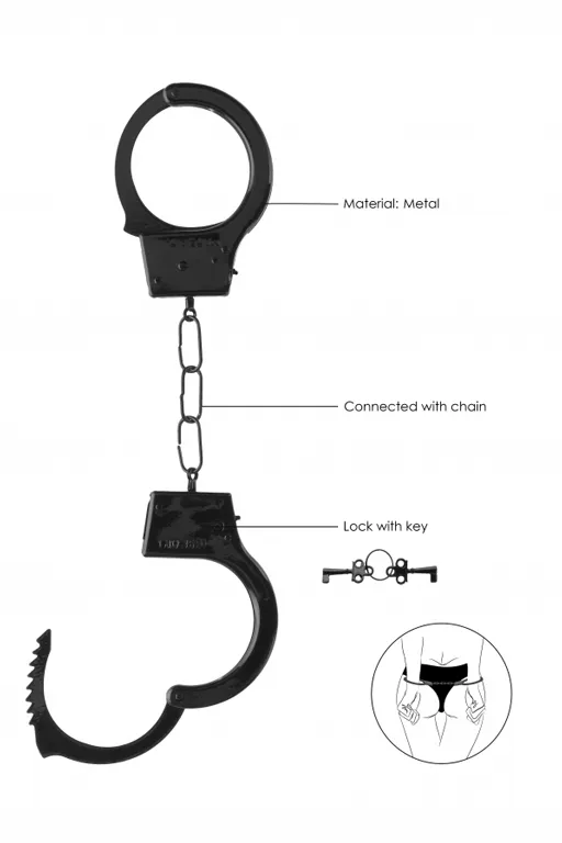 металлические наручники beginner's handcuffs в России