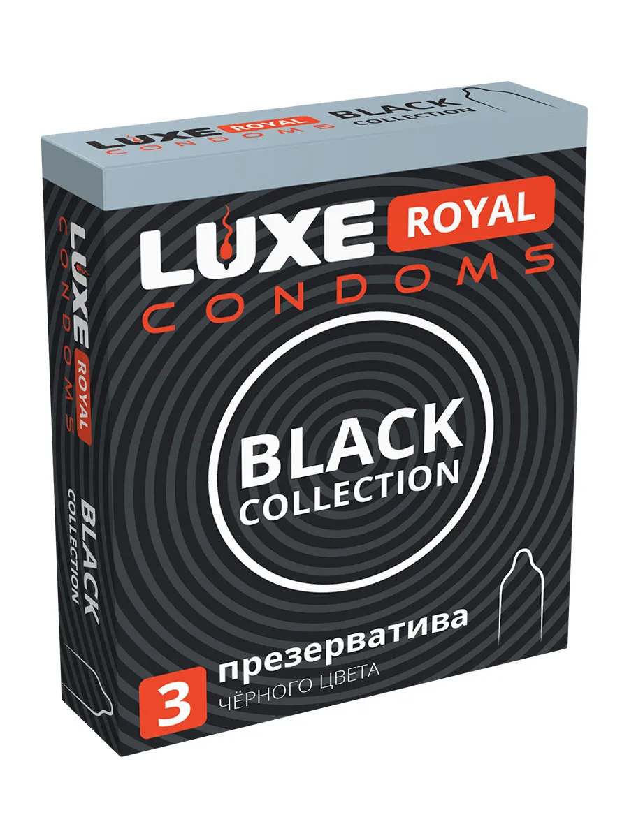 Презервативы презерватив luxe royal black collection, 3 шт в России