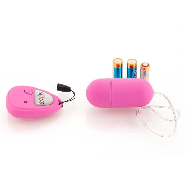 Виброяйцо Sexus Funny Five на ДУ, фиолетовое