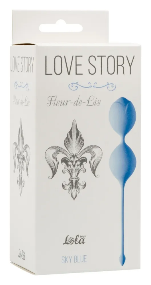 вагинальные шарики love story fleur-de-lis sky blue 3006-04lola в России