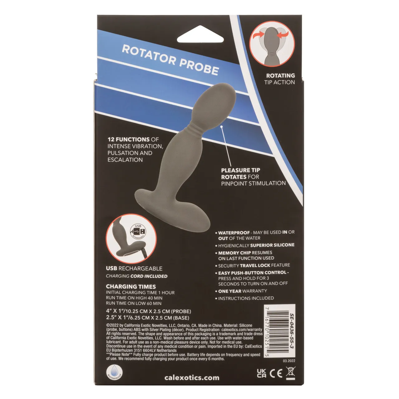 вибромассажер простаты с ротацией eclipse rotator probe в России