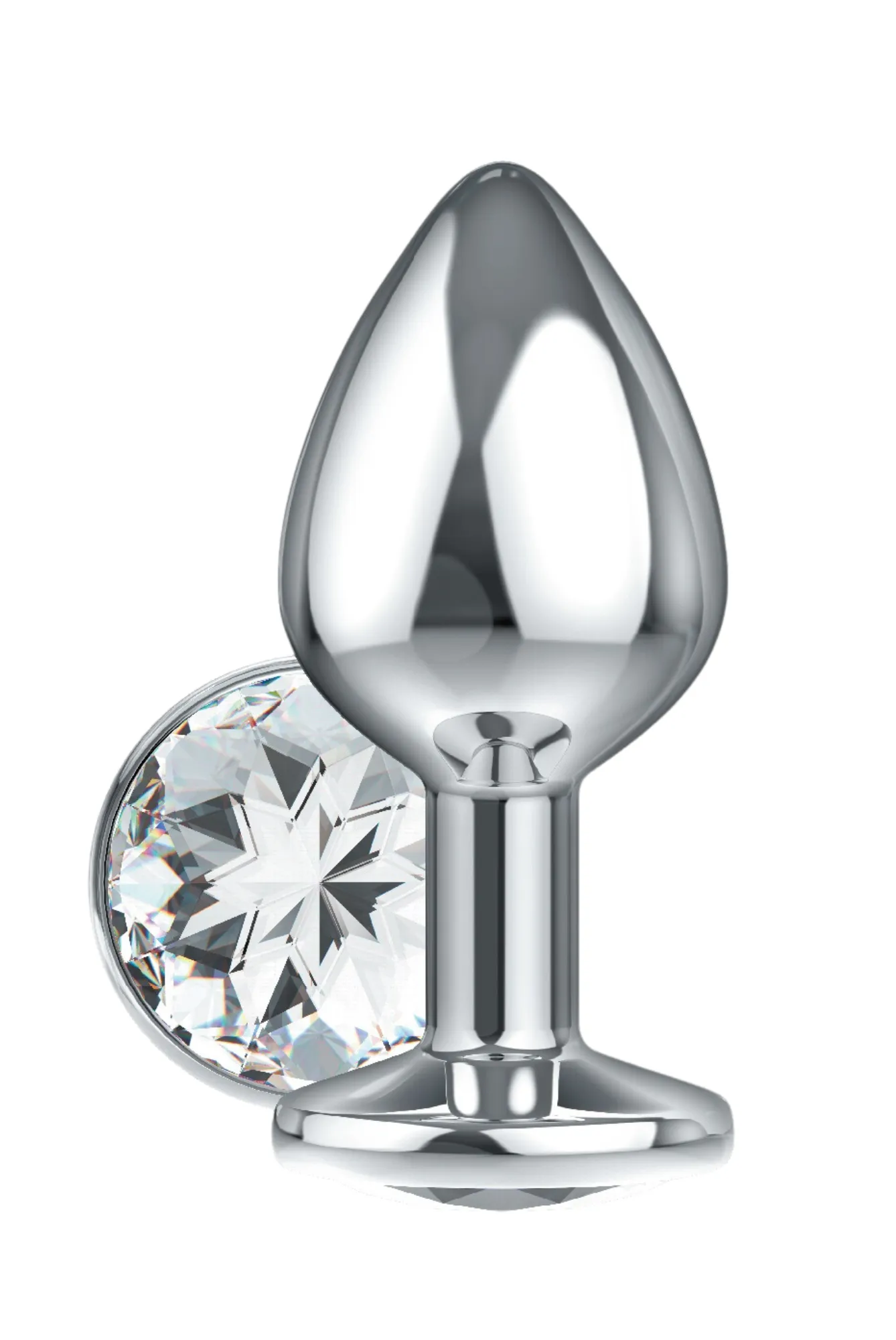 большая анальная пробка diamond clear sparkle xl 4028-02lola в России