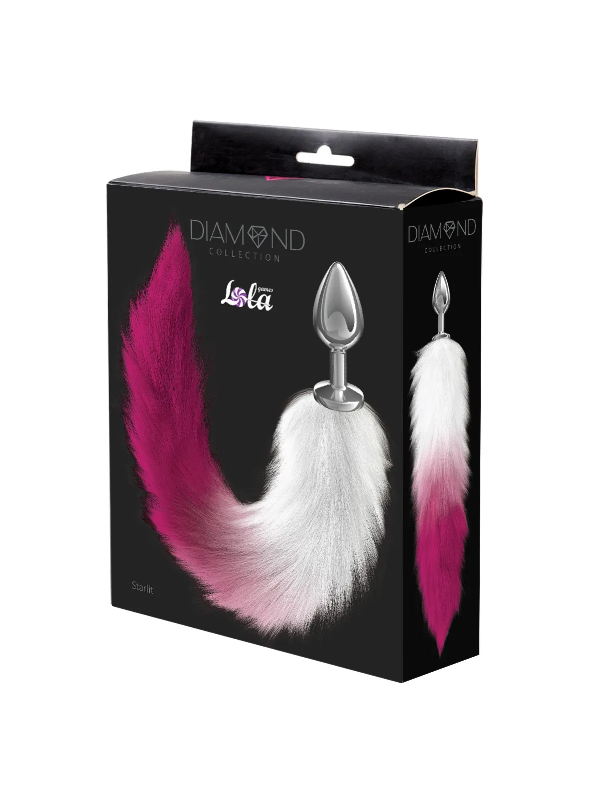 анальная пробка с хвостом diamond starlit pink 4020-02lola в России
