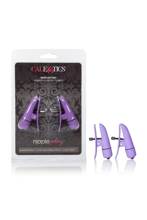 Зажимы-прищепки с вибрацией Nipple Play Nipplettes