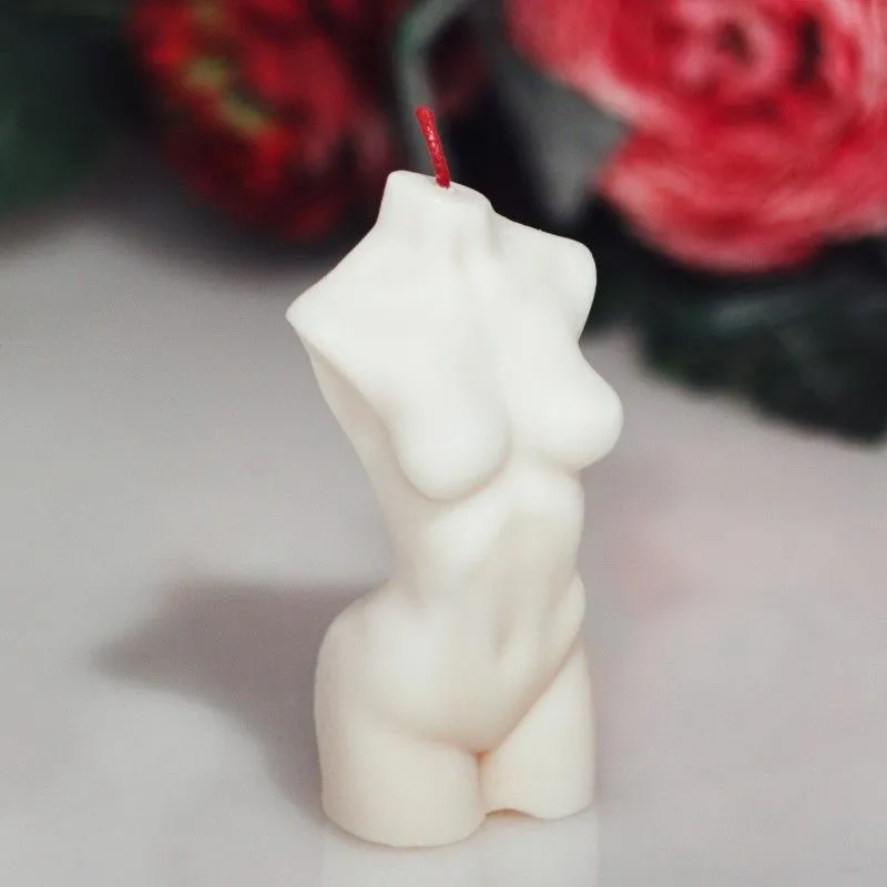 фигурная свеча афродита, соевый воск, белая, 95 гр. в России