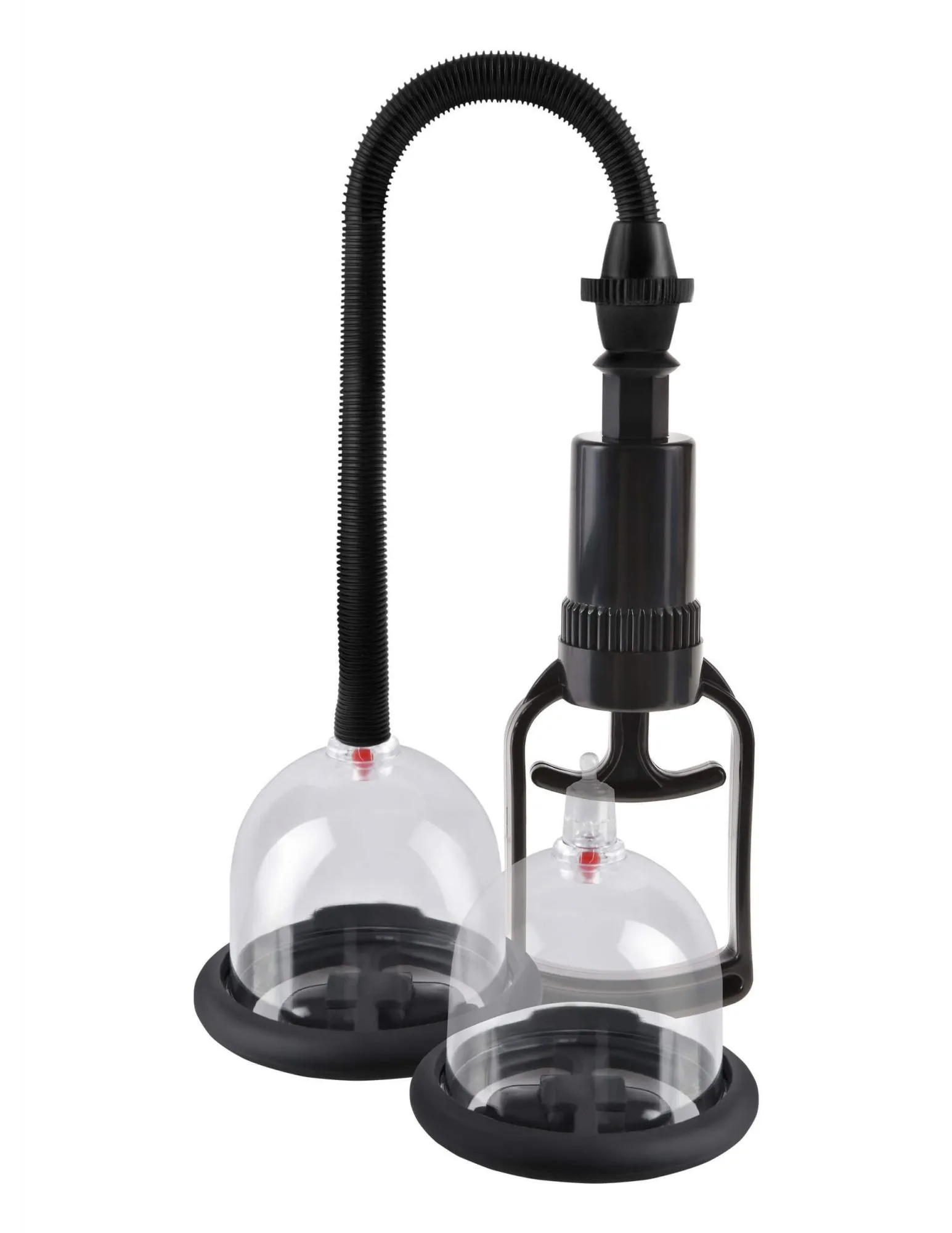 Зажимы Pipedream Deluxe Vibrating Nipple Pleasure Cups, черные