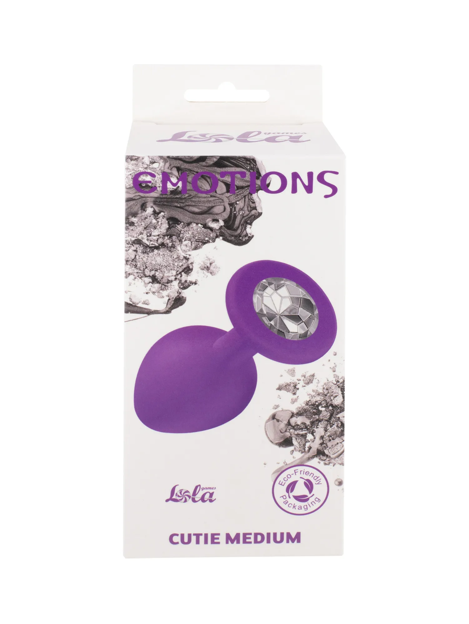 анальная пробка emotions cutie medium purple clear crystal 4012-06lola в России