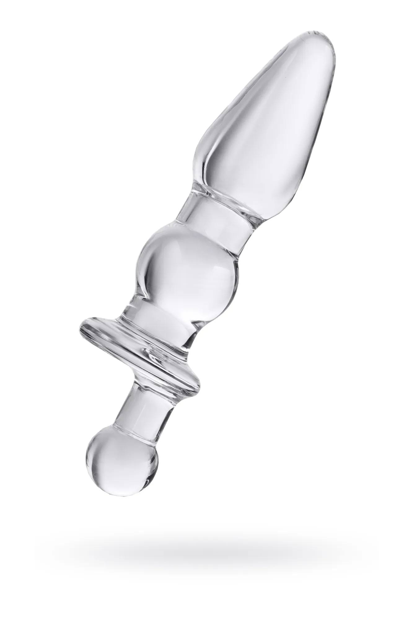 Анальная втулка Sexus Glass, стекло, прозрачная, 17 см, Ø 3,5 см
