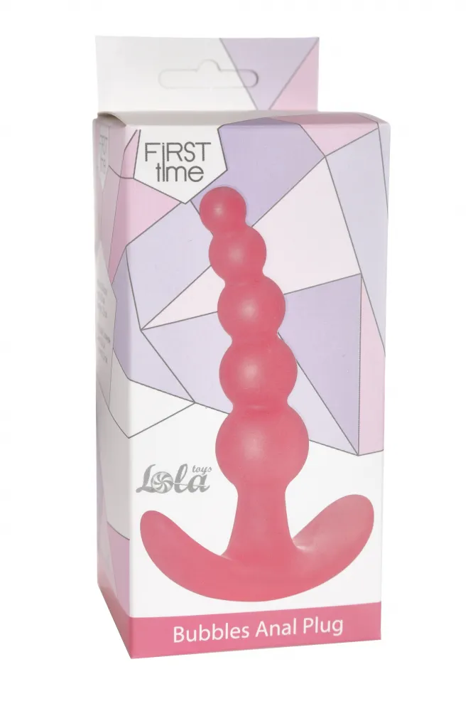 анальная пробка bubbles anal plug pink 5001-01lola в России
