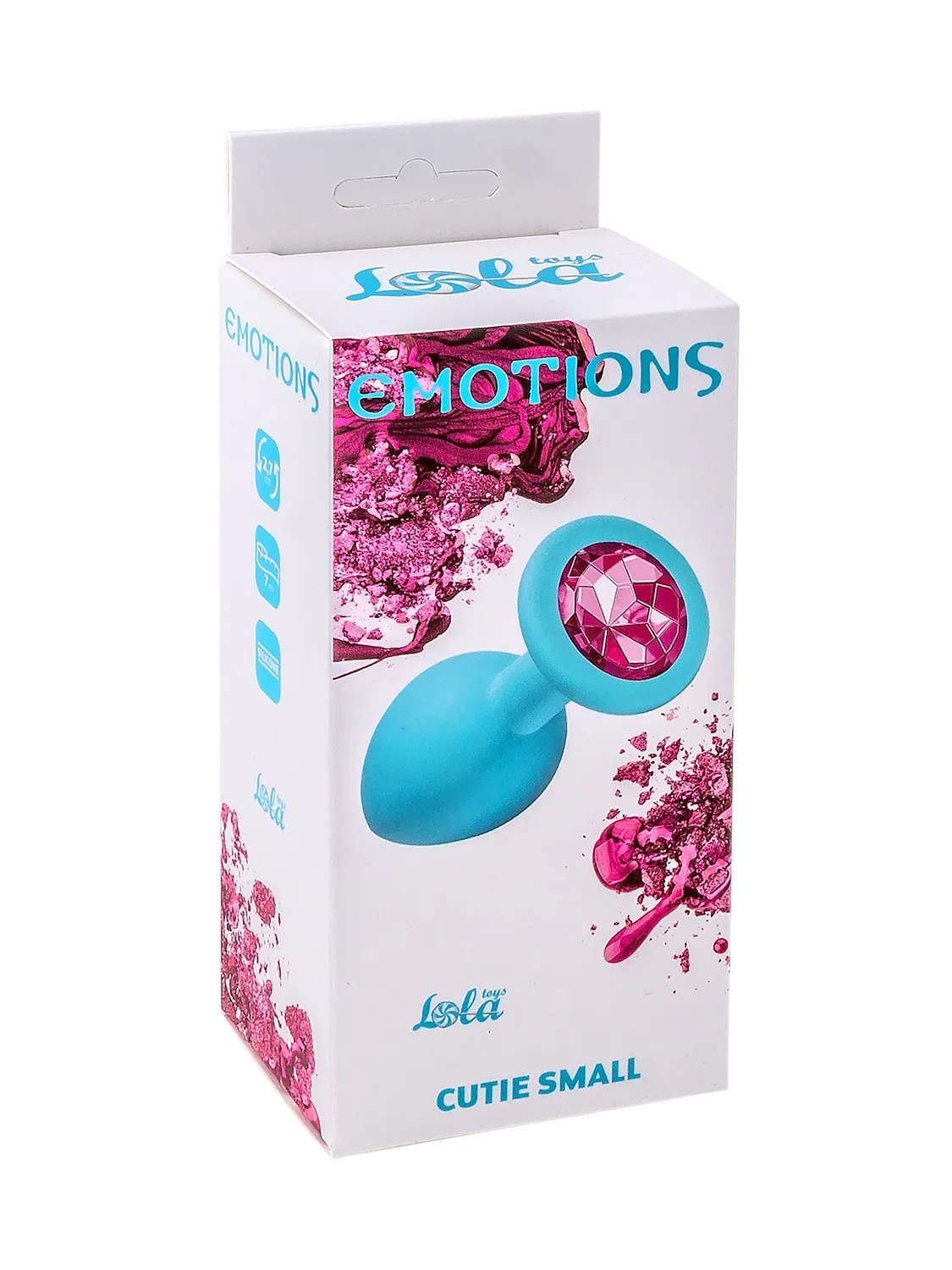 анальная пробка emotions cutie small turquoise pink crystal 4011-06lola в России