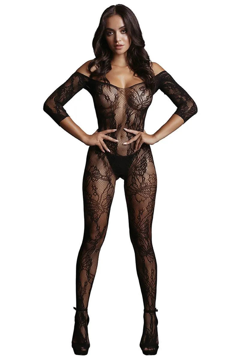 Эротическое кетсьюит le desir (боди-комбинезон), черный в России