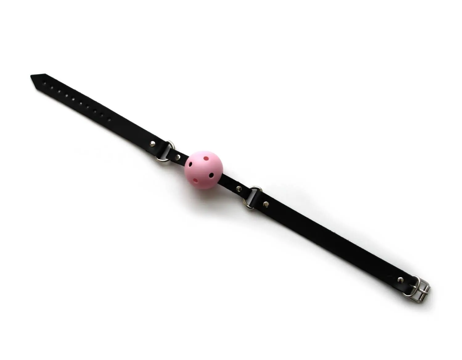 кляп-шарик pinkrabbit с кожаным ремешком в России