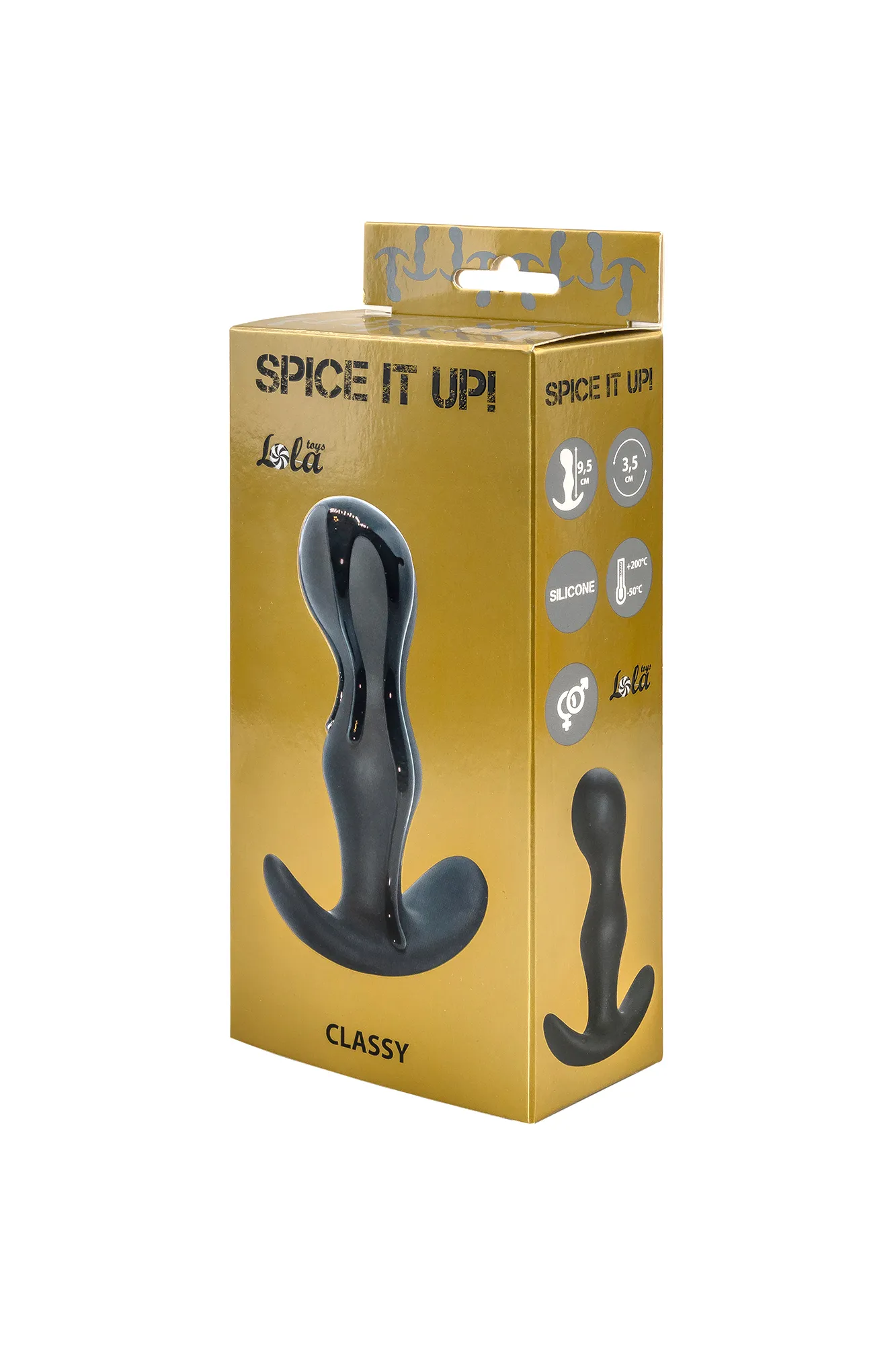 анальная пробка spice it up classy dark grey 8013-02lola в России