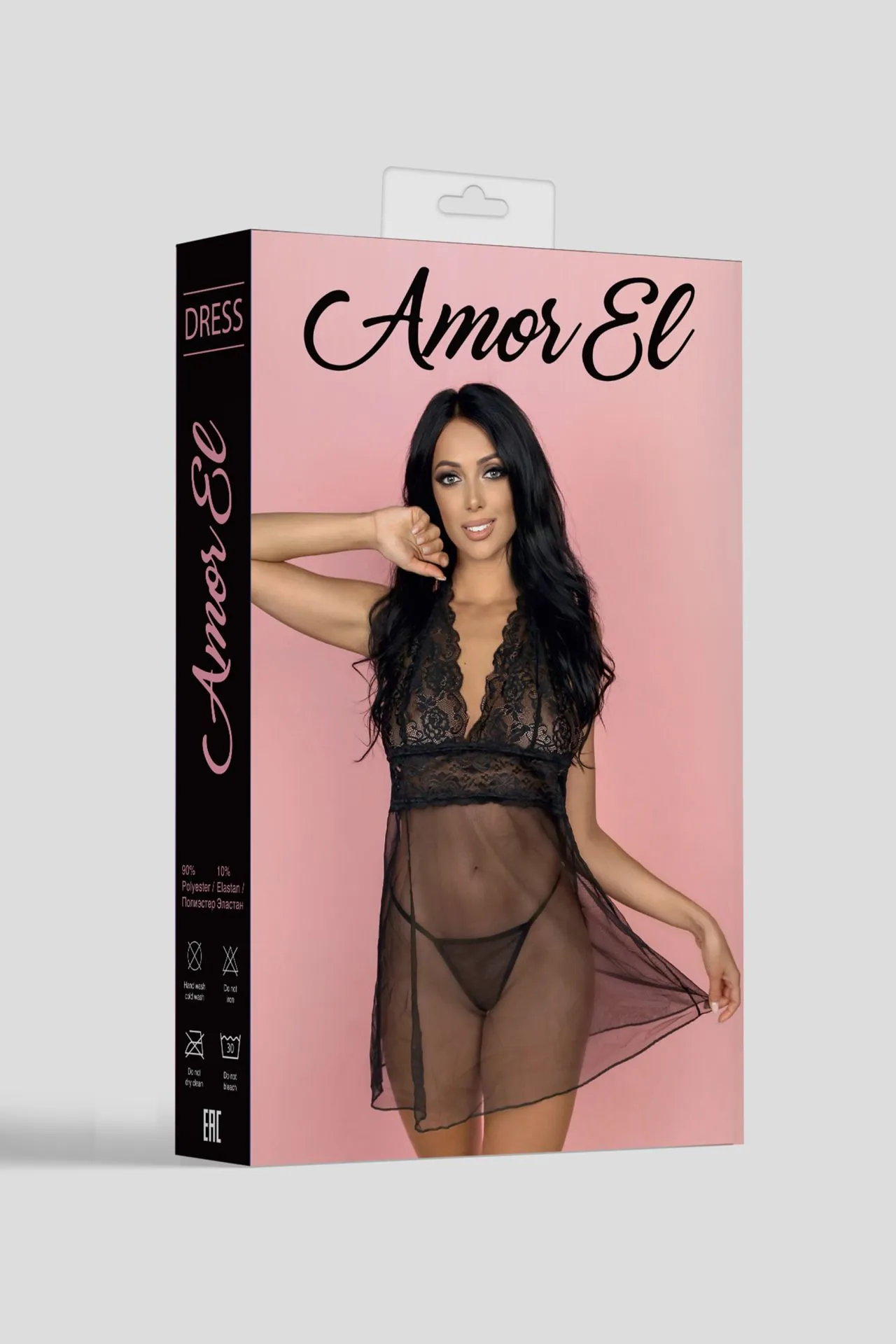 Эротическое эротическое платье castalia s/m черное в России