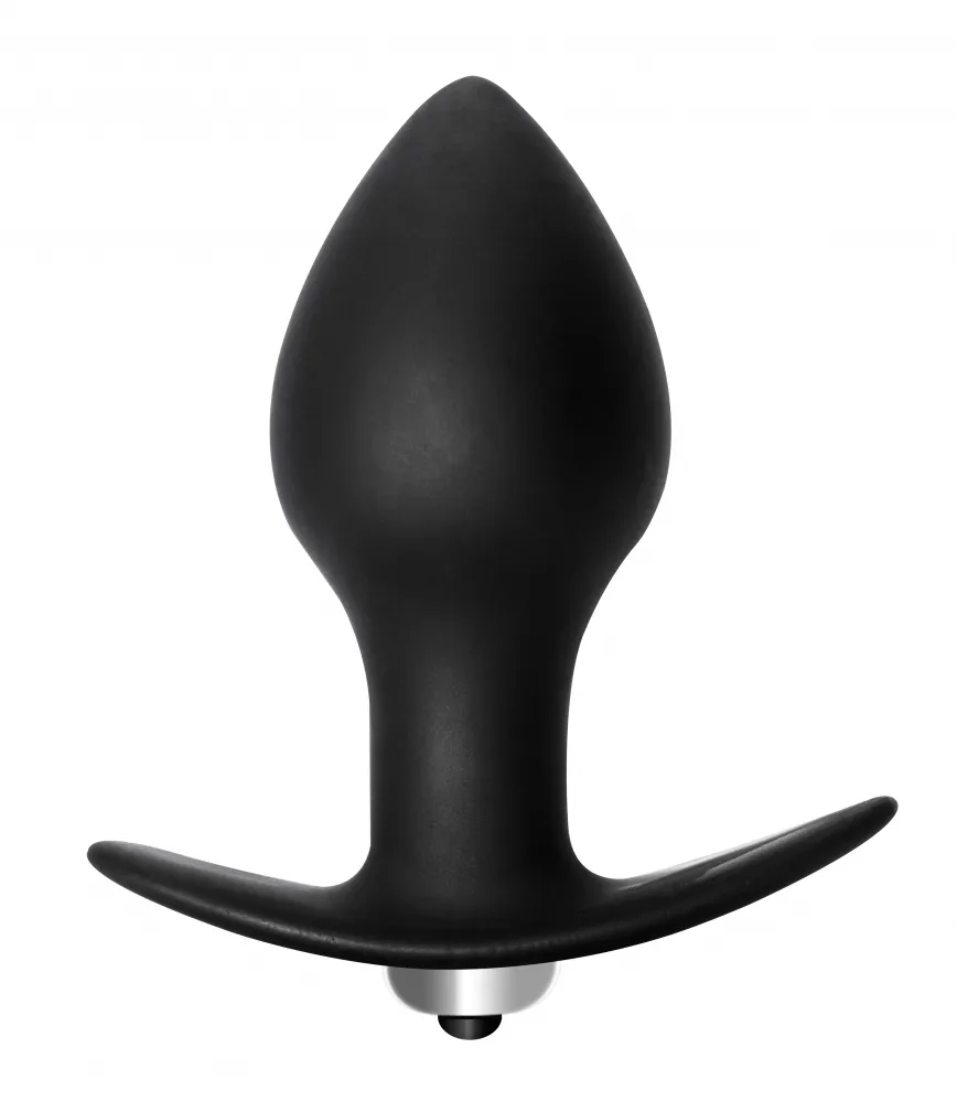 анальная пробка с вибрацией bulb anal plug black (батарейки ааа) 5006-03lola в России