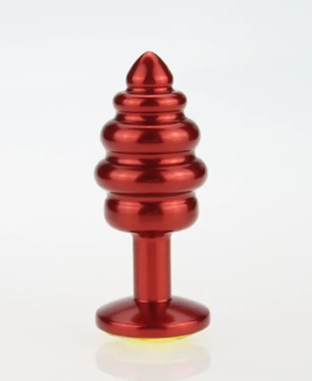 пробка металл 7,3х2,9см фигурная красная розовый страз 47426-mm в России