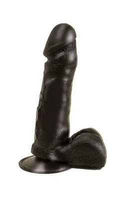 фаллоимитатор на присоске черный 401400ru в России