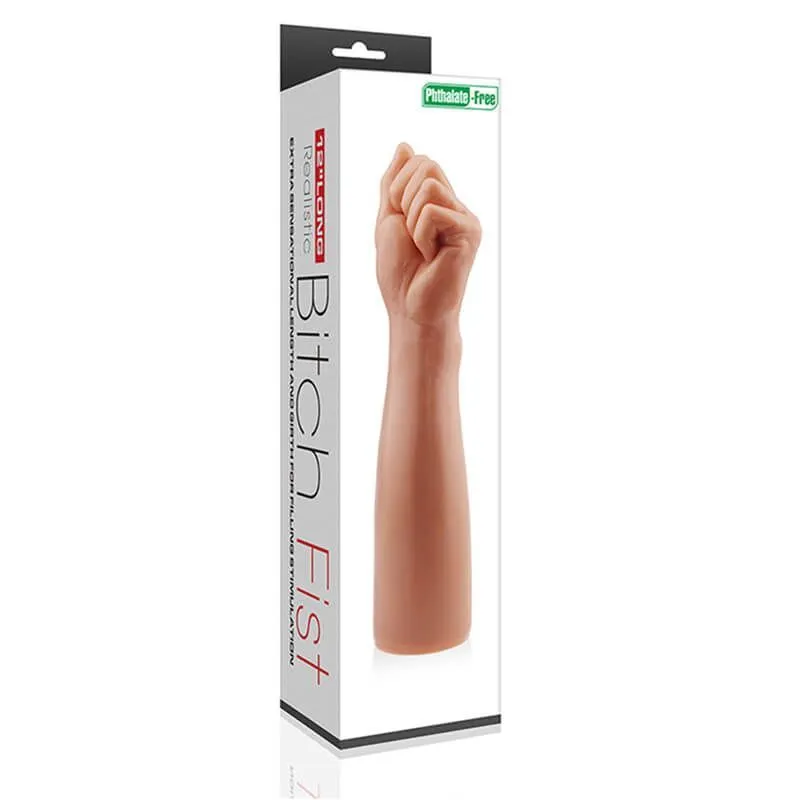 кулак для фистинга lovetoy king size realistic bitch fist, телесный в России
