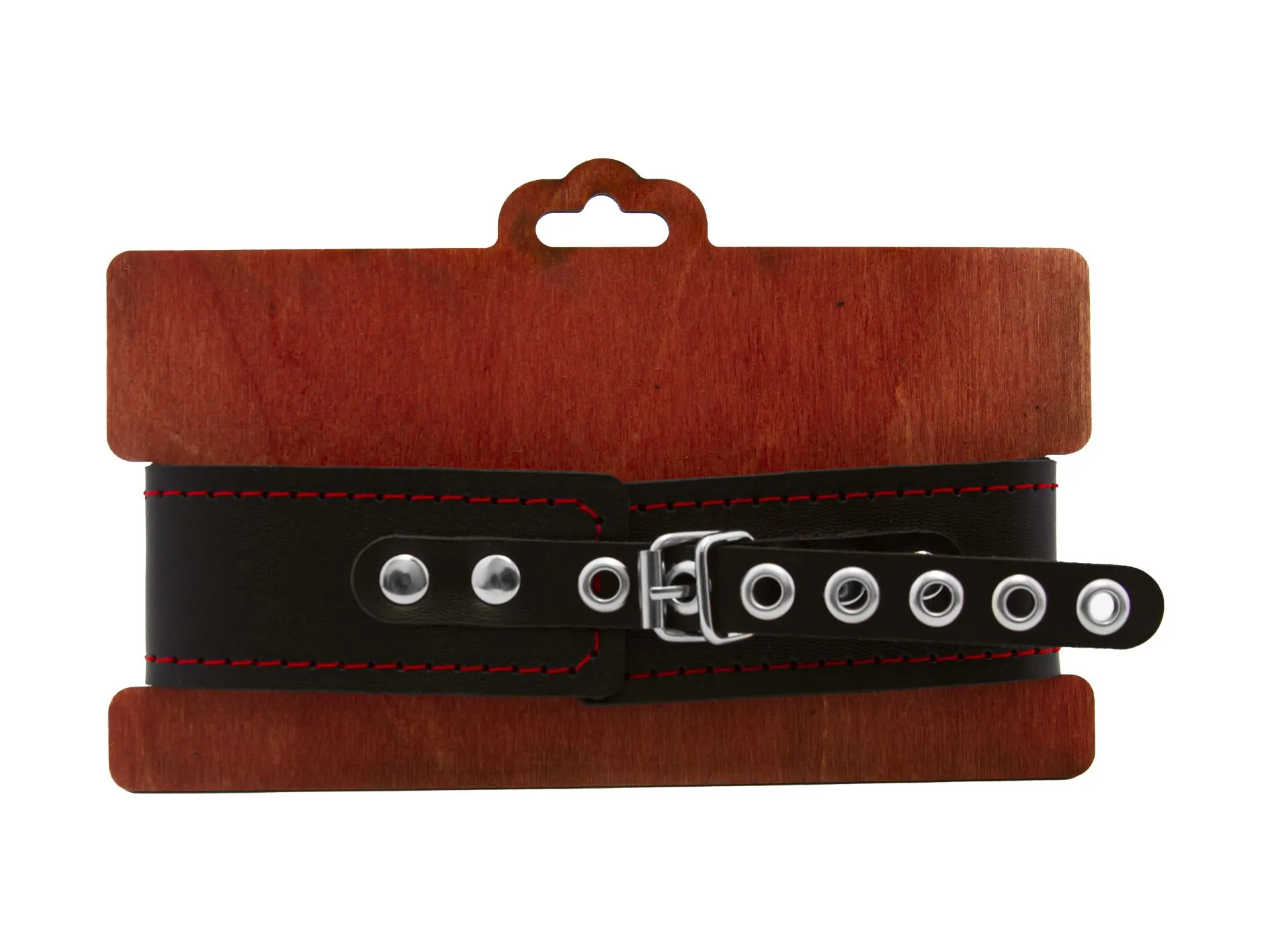 ошейник pinkrabbit двухслойный, с красной строчкой в России