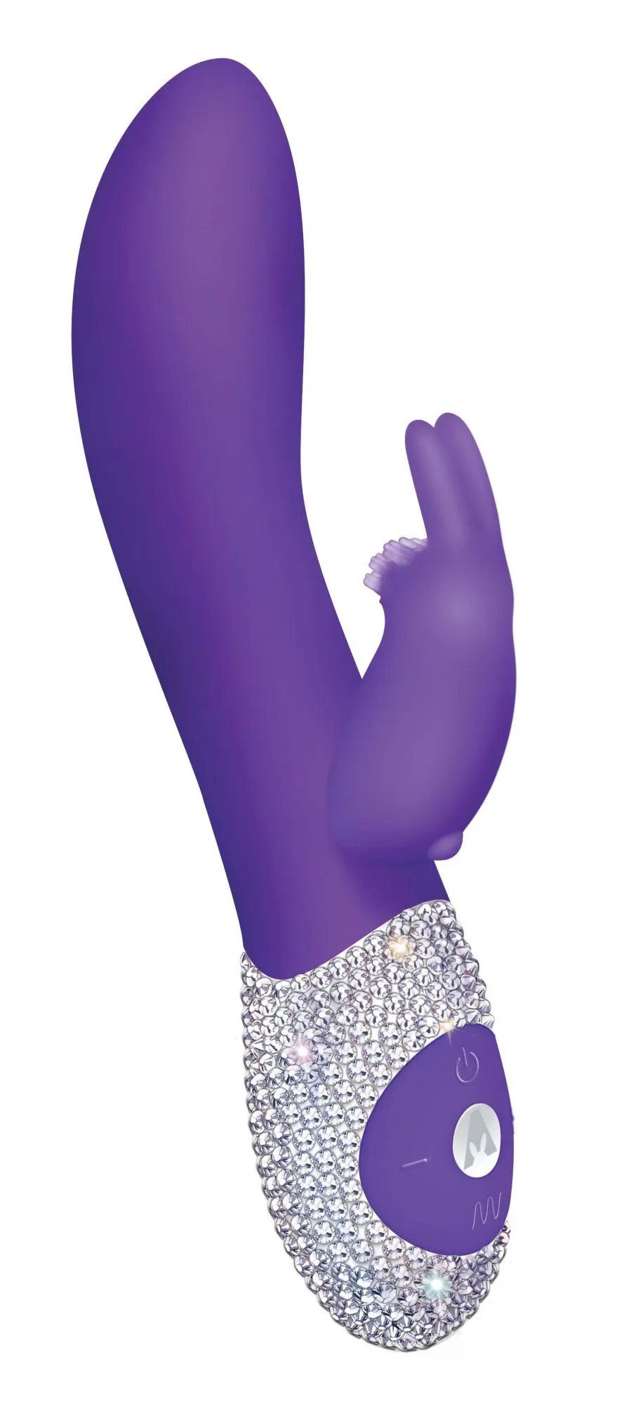 вибратор the rabbit company classic crystal, фиолетовый в России