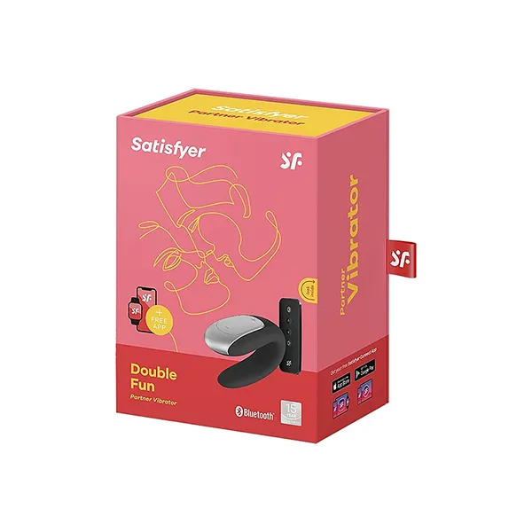 вибростимулятор для пар satisfyer double fun, черный в России