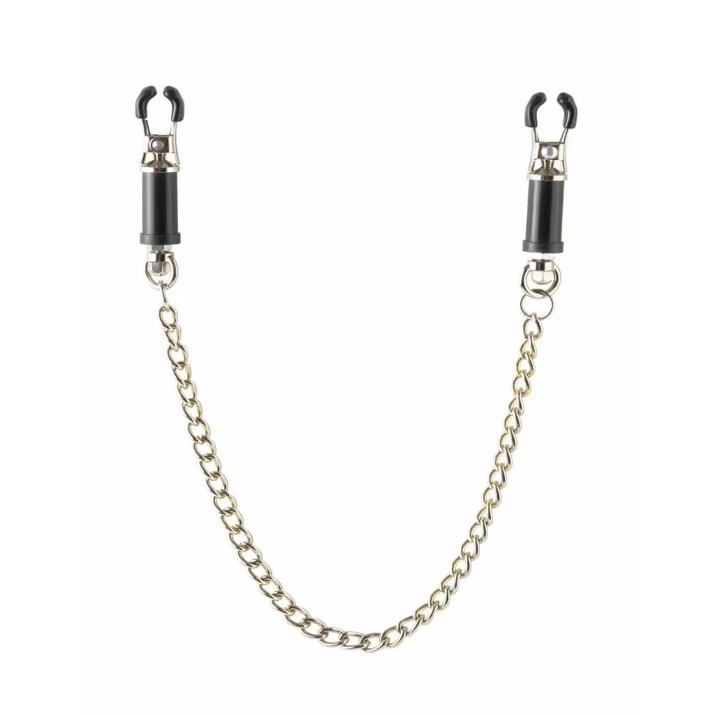 Зажимы на соски Pipedream Nipple Barrel Clamps, с цепочкой