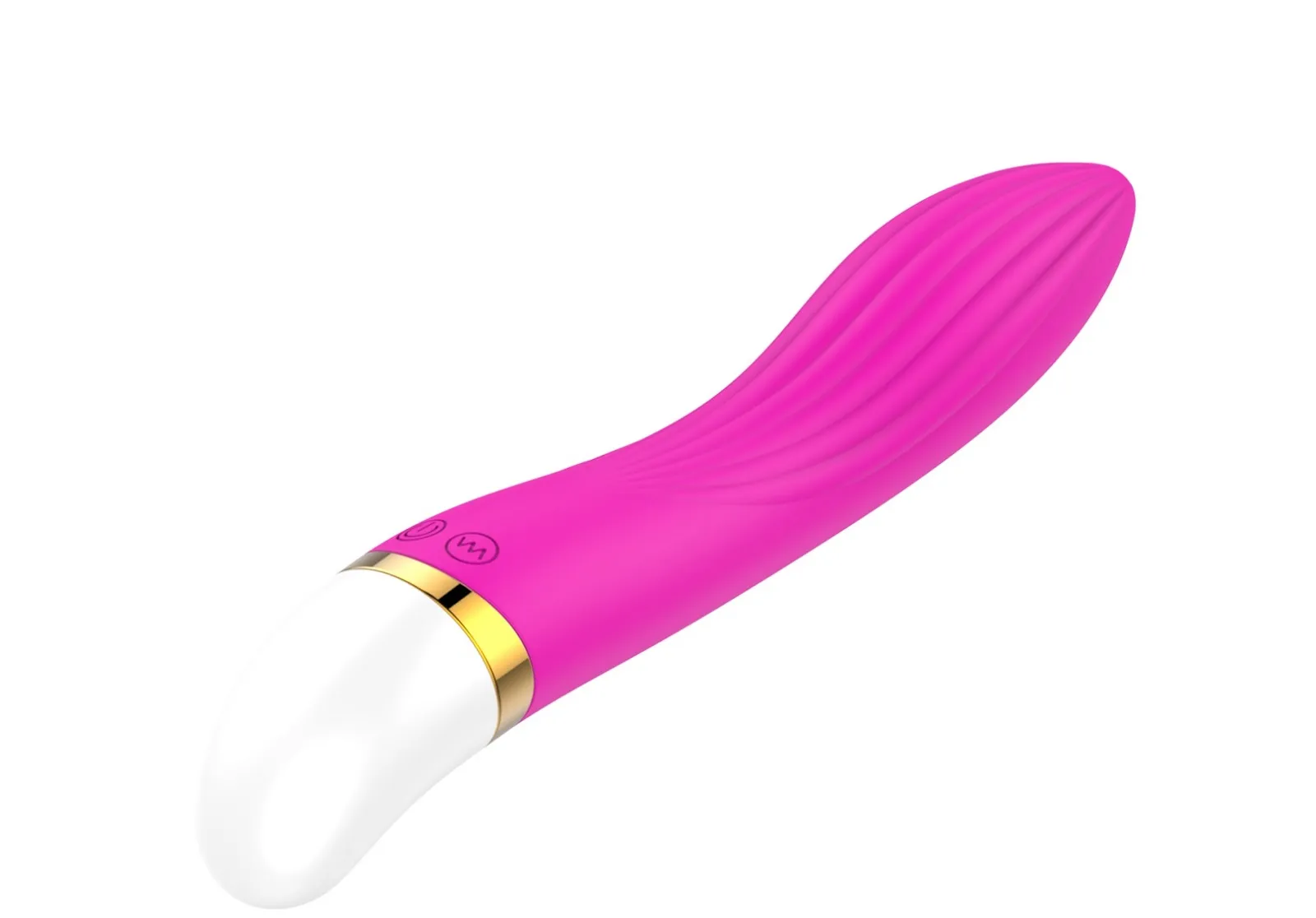 вибратор силиконовый изогнутая волна 20 х 3,7 см, фиолетовый 47548-mm в России