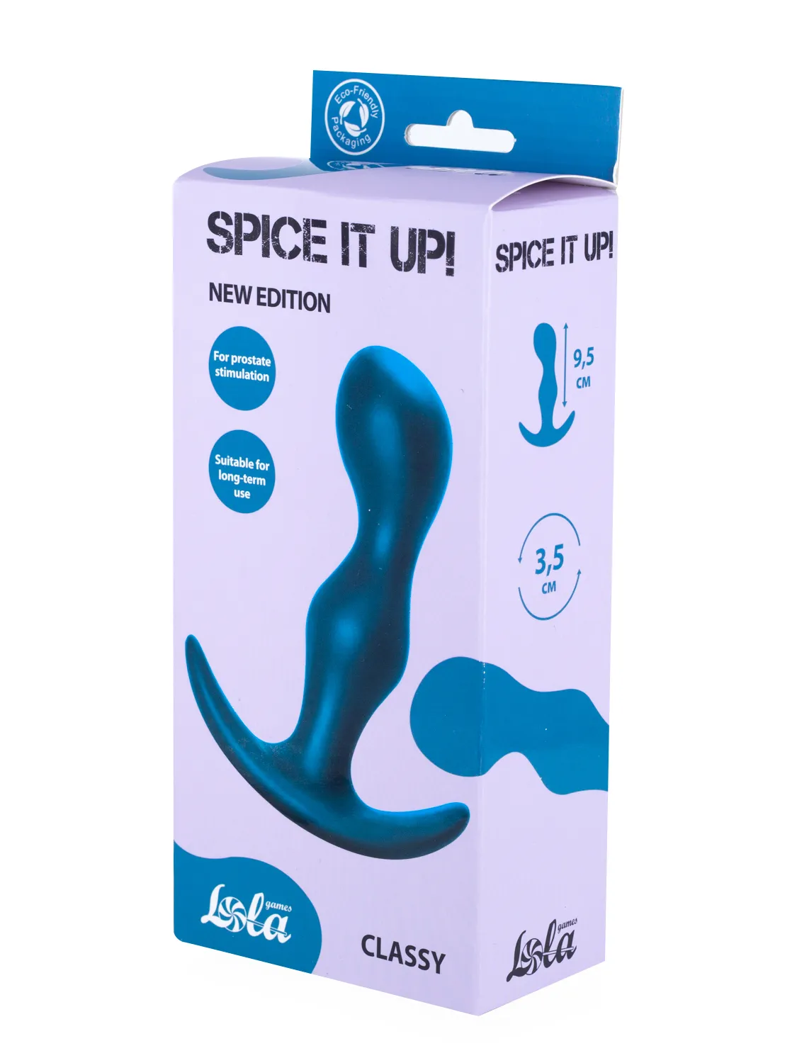 анальная пробка spice it up classy dark aquamarine 8013-03lola в России