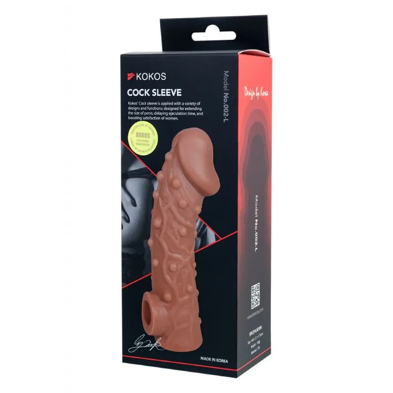 насадка kokos с пупырышками и отверстием для мошонки res.002, medium в России