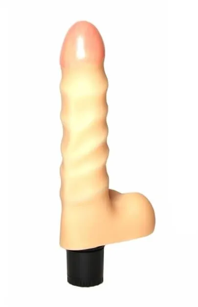 Вибратор реалистик Dжага Dжага №25, телесный