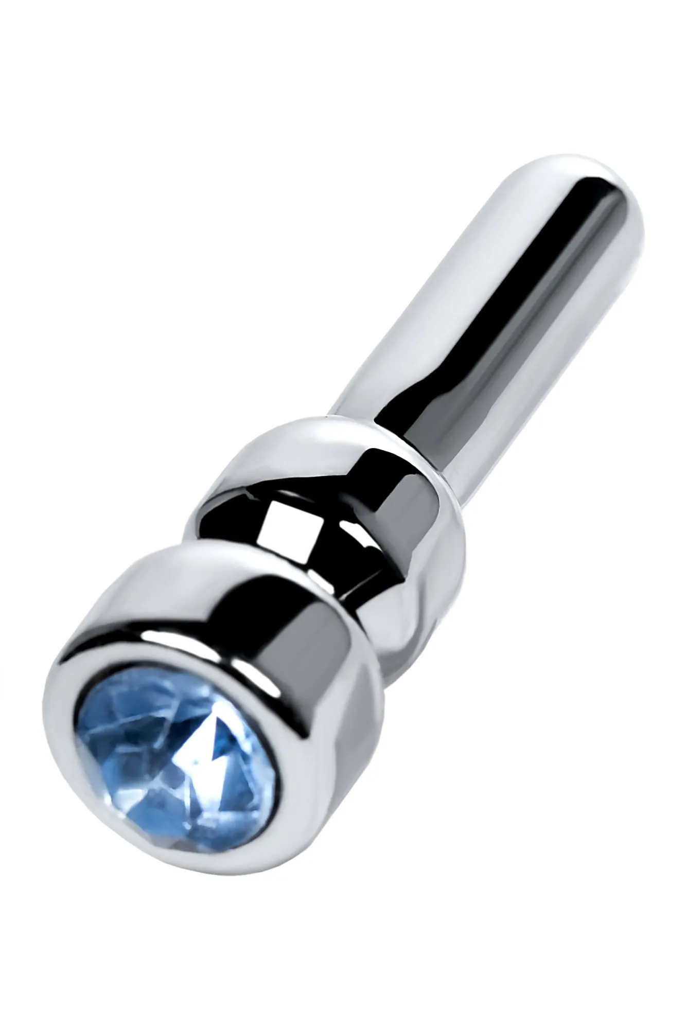 уретральный плаг со стразом малый, toyfa metal, серебряный в России