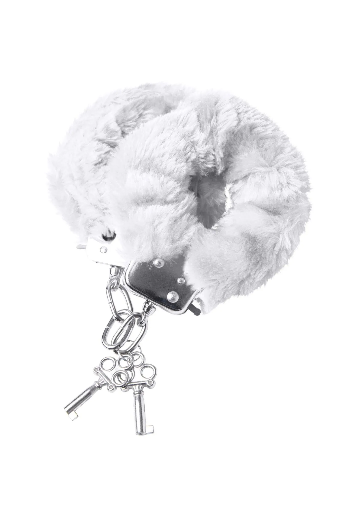 наручники toyfa theatre, меховые, белые, 28 см в России