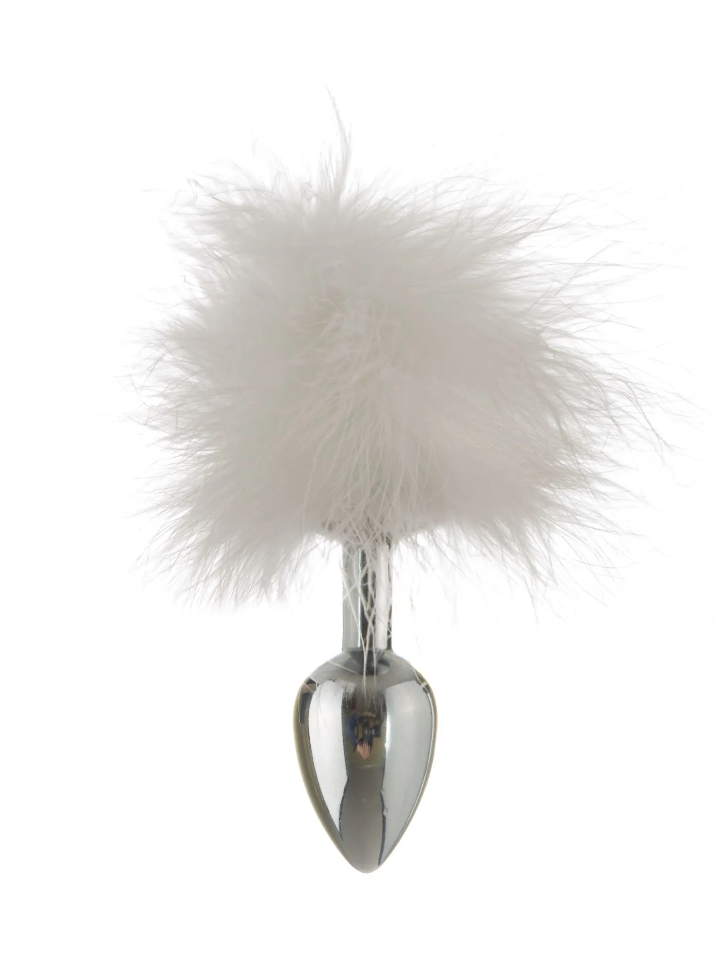 пробка металлическая с белым хвостиком размер s 47157-mm в России