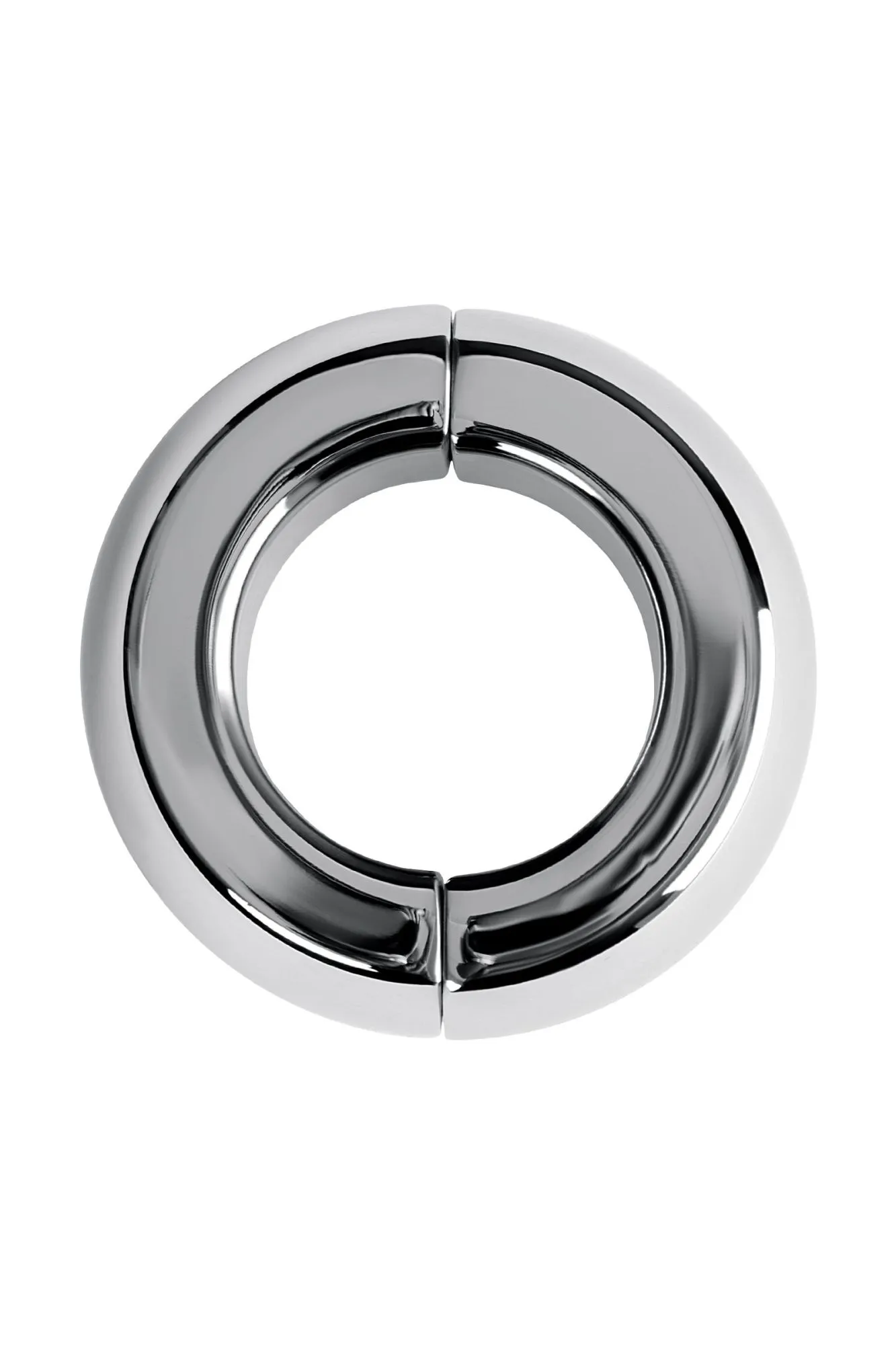 утяжелитель на мошонку toyfa metal на магнитах, серебряный в России