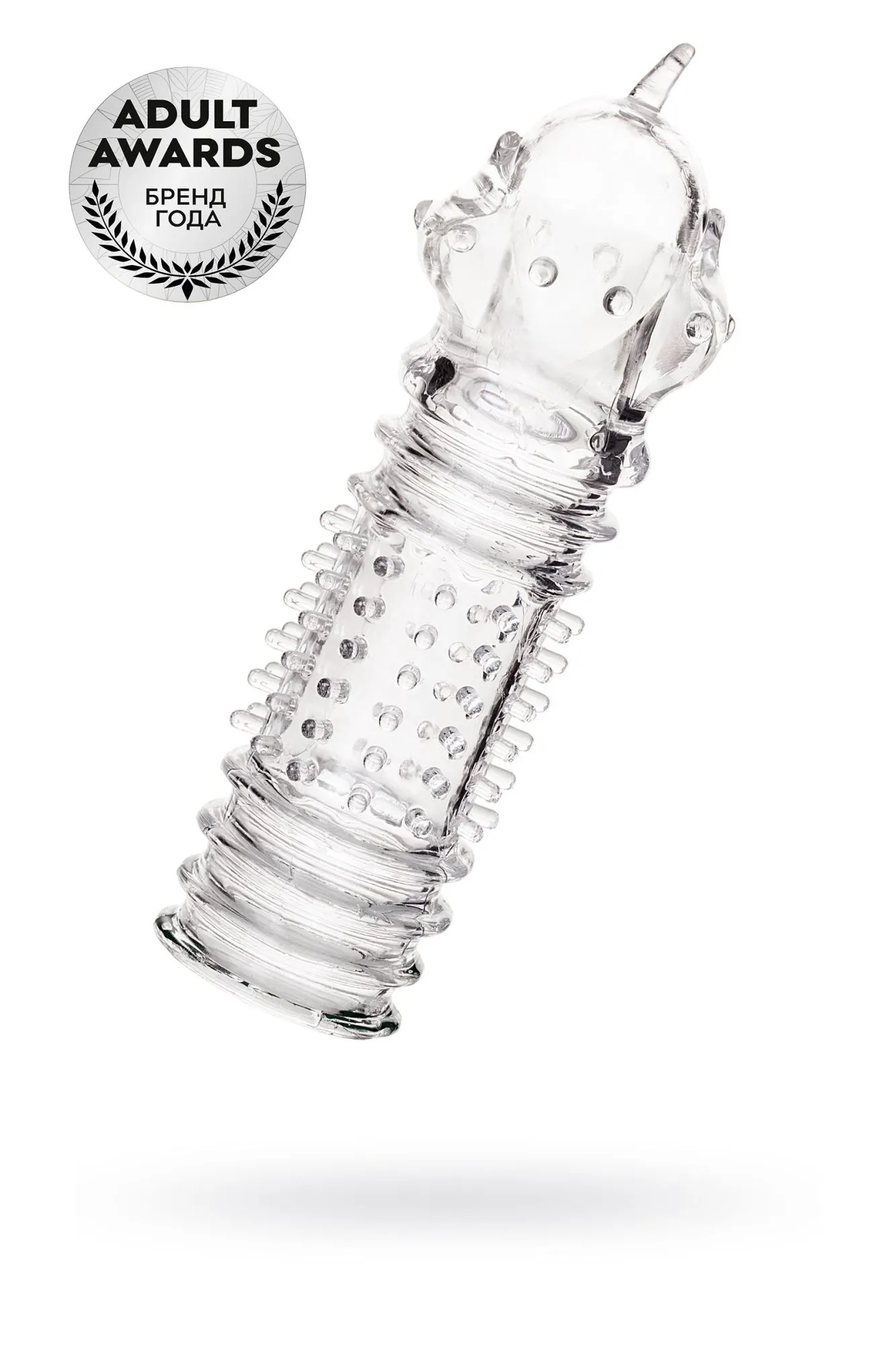 насадка на пенис toyfa a-toys baldi, tpr, прозрачный, 15,3 см в России