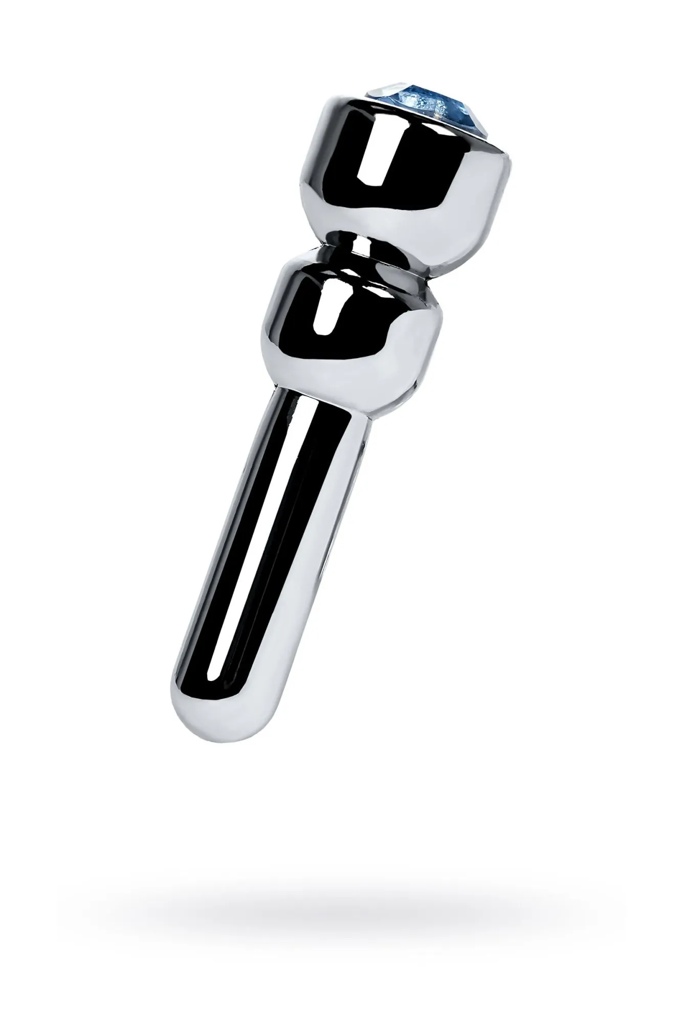 уретральный плаг со стразом малый, toyfa metal, серебряный в России